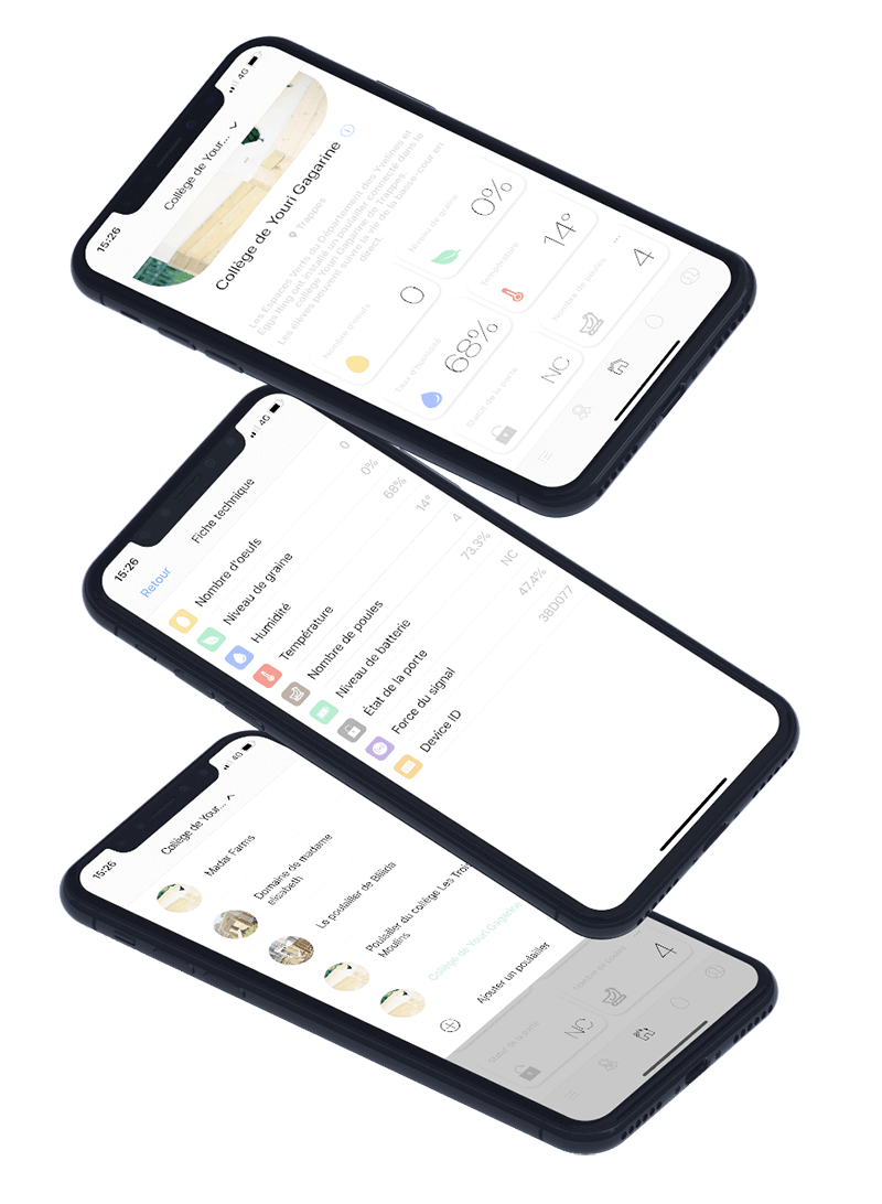 Application mobile eggs iting